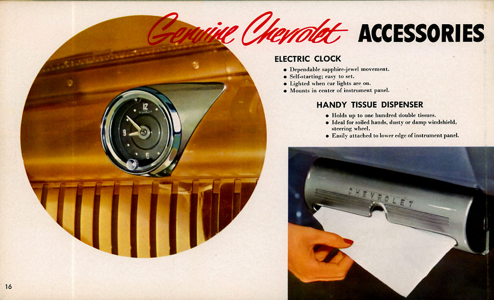 1952 Chevrolet Accessories Booklet Page 19